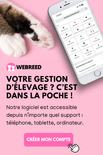 Logiciel élevage chat / chien, Webreed