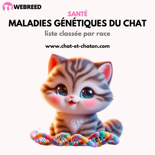 Maladies génétiques des chats de race, par race