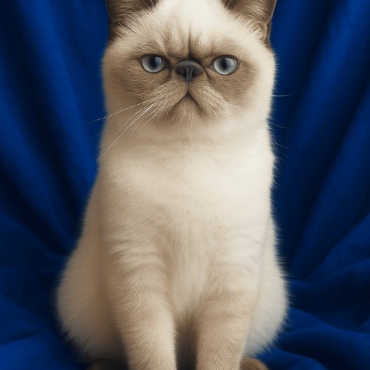 chat Exotic Shorthair blue point For Good Time Vegvisir For Good Time Cattery blue point