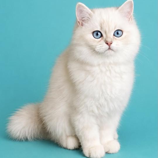 chaton British Longhair lilac golden shaded point Babette chatterie des rêves d'O Anna lilac golden shaded point
