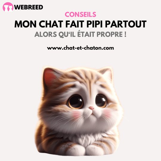 Mon chat fait pipi partout alors qu