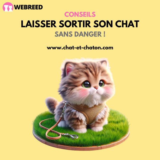 Laisser son chat sortir attention danger ! Infographie