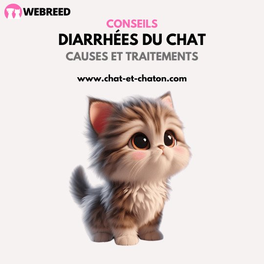 Diarrhée du chat aspect des selles, causes et traitements